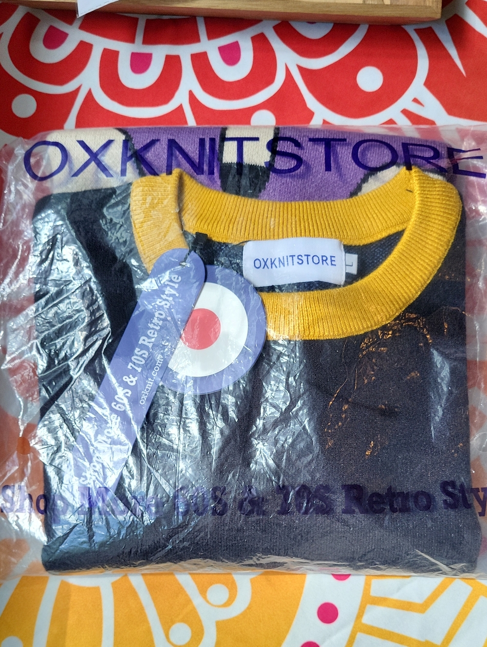 ✨️ NWT Cosmic Intarsia Short Sleeved Sweater - Picture 10 of 10